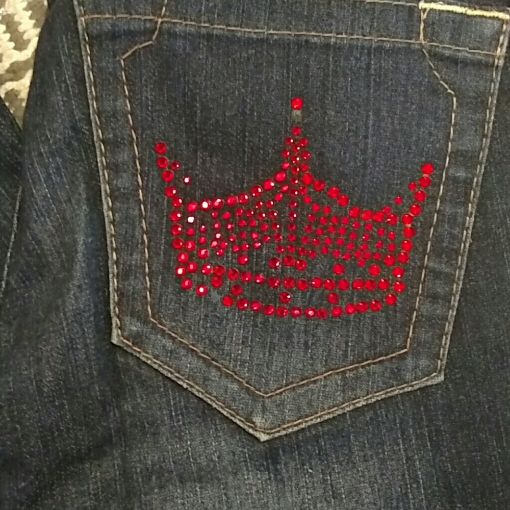 Pageant girl Victory brand crown jeans